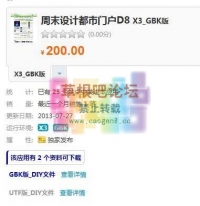 周末设计都市门户D8 X3_GBK版 DZ学习研究交流