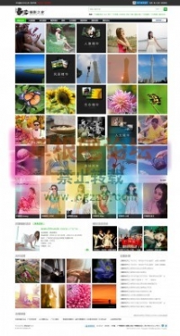 摄影站图片站模板 摄影图片网站模板 DZ学习研究交流